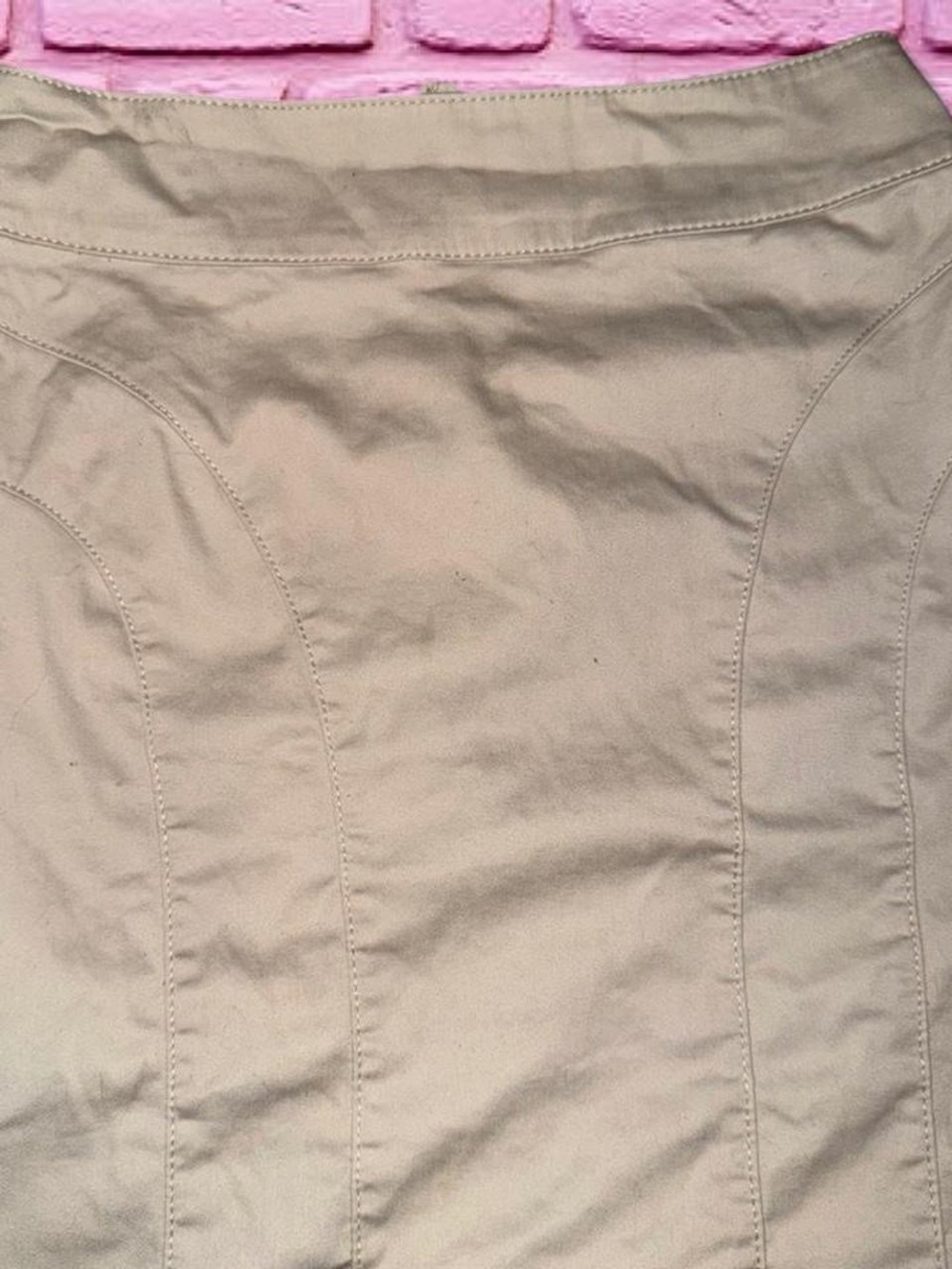 H&M Neutral Beige Pencil Skirt - Picture 3 of 6